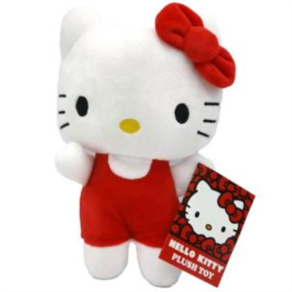 Hello Kitty Plush Soft Toy Red
