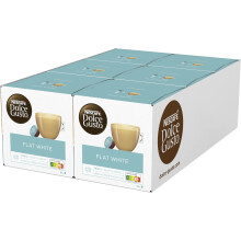 NESCAFE DOLCE GUSTO Flat White Coffee Pods x16 (Pack of 6, Total 96 Pods)