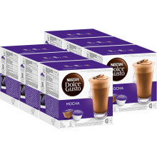 NESCAFE DOLCE GUSTO Mocha Coffee Pods x16 (Pack of 6, Total 96 Pods)