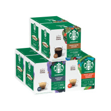STARBUCKS Black Coffee Cup Variety Pack by NESCAFÉ Dolce Gusto, Coffee Capsules 6 x 12 (72 Capsules) - Amazon Exclusive