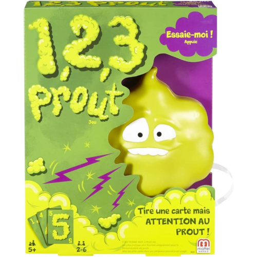 Mattel Mattel Games 1 2 3 Prout Board Game - French Version
