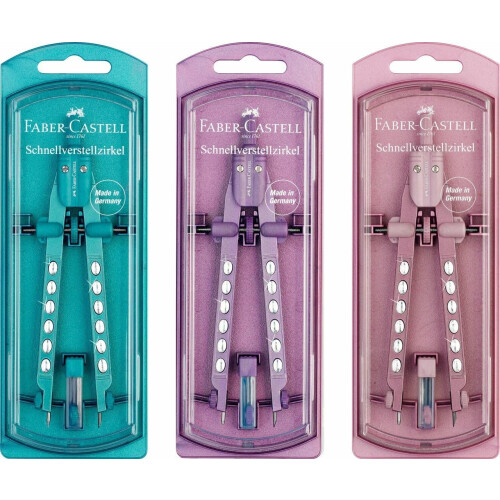 Faber-Castell Faber-Castell Quick Set Compass - Factory Sparkle - 174323