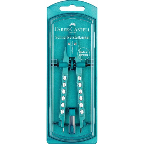 Faber-Castell Faber-Castell Quick Set Compass - Factory Sparkle - 174323 1