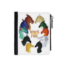 (Wings Of Fire - All Together_261) Men's Women PU Leather Wallets Compact Bifold with Zipper & Multiple Card Coins Slots Black Stylish Durable Graphic Design Print for Girl Boys