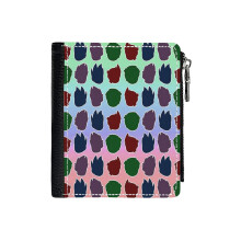 (The Bois Themselves (Eddsworld)_1114) Men's Women PU Leather Wallets Compact Bifold with Zipper & Multiple Card Coins Slots Black Stylish Durable Graphic Design Print for Girl Boys