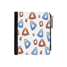 (Togepi Inspired- Chiposaurus_6404) Men's Women PU Leather Wallets Compact Bifold with Zipper & Multiple Card Coins Slots Black Stylish Durable Graphic Design Print for Girl Boys