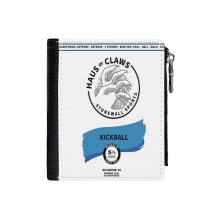 (Haus Of Claws Mocktail_395) Men's Women PU Leather Wallets Compact Bifold with Zipper & Multiple Card Coins Slots Black Stylish Durable Graphic Design Print for Girl Boys