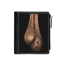 (Elderballs _2004) Men's Women PU Leather Wallets Compact Bifold with Zipper & Multiple Card Coins Slots Black Stylish Durable Graphic Design Print for Girl Boys