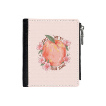 (CMBYN_5596) Men's Women PU Leather Wallets Compact Bifold with Zipper & Multiple Card Coins Slots Black Stylish Durable Graphic Design Print for Girl Boys