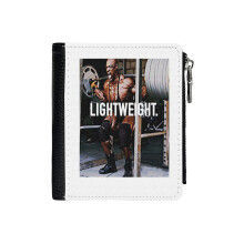 (Best Boys Girls Lightweight Ronnie Coleman Years Old Birthday_586) Men's Women PU Leather Wallets Compact Bifold with Zipper & Multiple Card Coins Slots Black Stylish Durable Graphic Design Print for Girl Boys