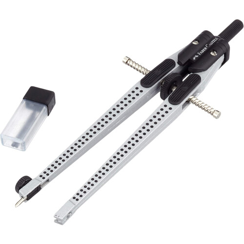 Faber-Castell Faber-Castell Quick Set Compass - Grip - Silver - 174472 2
