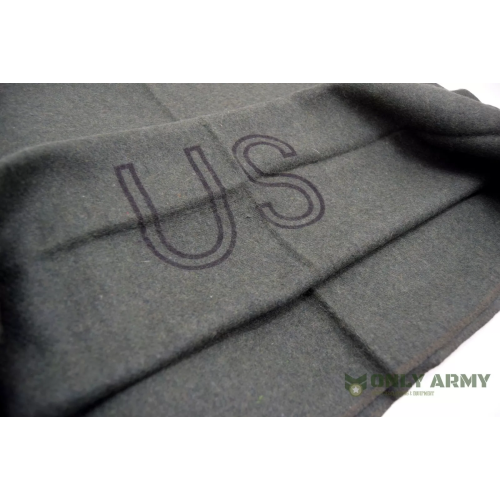 Olive Wool Blanket Camping Soft Wool Blend Lightweight 160cm X 200cm 1