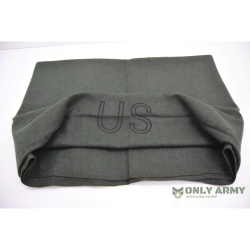 Olive Wool Blanket Camping Soft Wool Blend Lightweight 160cm X 200cm