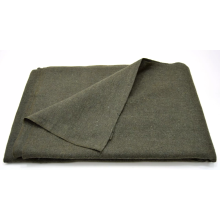 Wool Blanket Olive Green Large Lightweight Warm Wool 22cm X 150cm