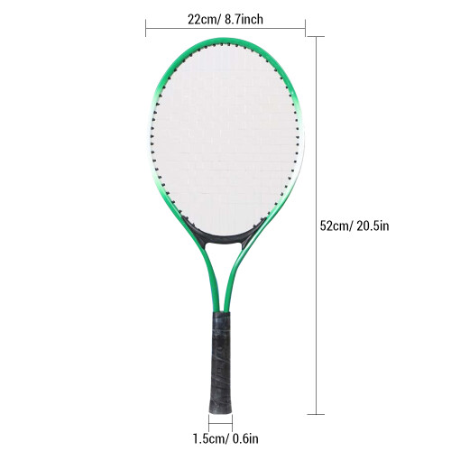 Kids Tennis Racket Set 52x22cm Lightweight with Trainer 1