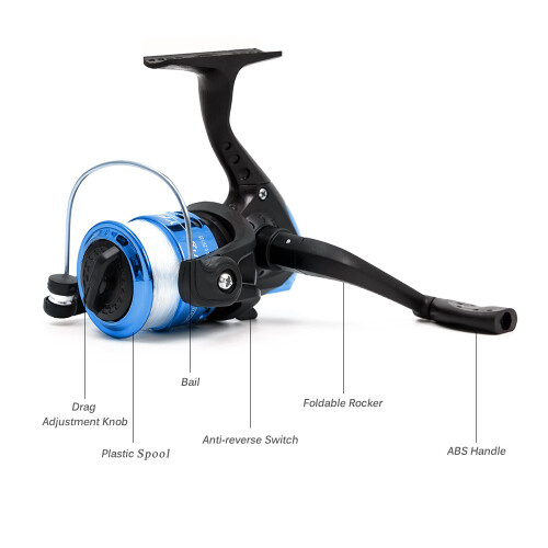 Ultra Light 2.1m Telescopic Rod Reel Combo Kit with Bag