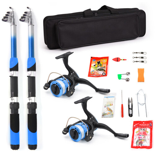 Ultra Light 2.1m Telescopic Rod Reel Combo Kit with Bag 2