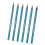 Set di grafite da 6 pezzi HB2B4B6B8BEE, 240x115x20 mm Blu 1
