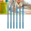 Set di grafite da 6 pezzi HB2B4B6B8BEE, 240x115x20 mm Blu 10