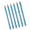 Set di grafite da 6 pezzi HB2B4B6B8BEE, 240x115x20 mm Blu 11