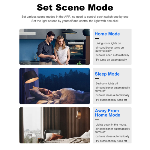 Tuya Smart Switch Zigbee Europäischen Standard Taste Wand 2