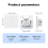 Tuya Smart Switch Zigbee Europäischen Standard Taste Wand 4