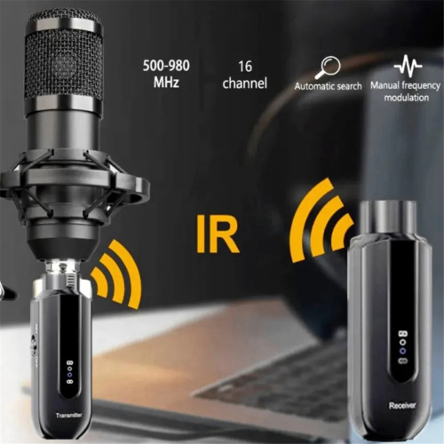 UHF-Funkmikrofonkonverter XLR-Sender und -Empfänger 2