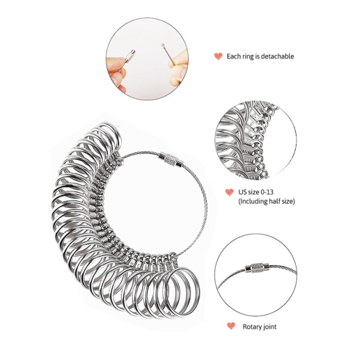 Ringgrößen-Messwerkzeug-Set, Solid Mandrel-Größenbestimmung 1