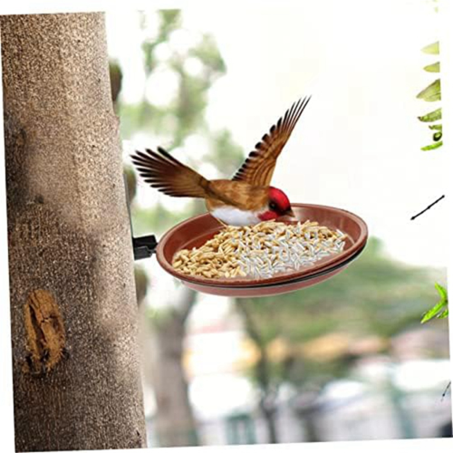 Wandmontierter Vogelfutterspender, Bauernhof, hängender Badebehälter 2