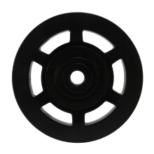 95mm Schwarz Lager Flaschenzug Rad Kabel Gym Ausrüstung Teil Abgrifffeste