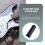 1pc Gitarre Slide Schwarz Edelstahl Finger Knuck 4