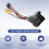 Autoradio-Audio 16-poliger Android-Stromkabelbaumadapter + Canbus-Box für 3008/2008/C4/C3 XR/C5/DS6 5