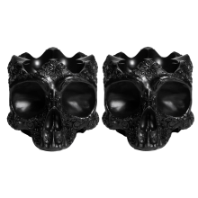 Gothic Halloween Totenkopf Rack Harz Handwerk Ei