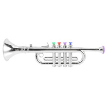 Kindermusikinstrumente Bühnenauftritt Requisiten Viertontrompete (Basic Board) Silber