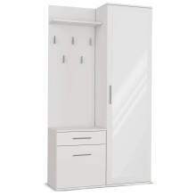 (White) DUO HANGER WARDROBE