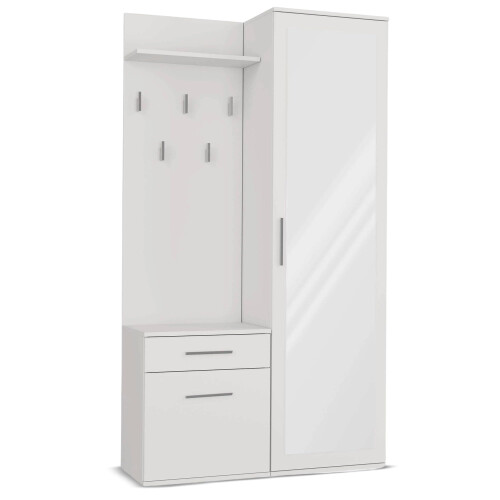 (White) DUO HANGER WARDROBE