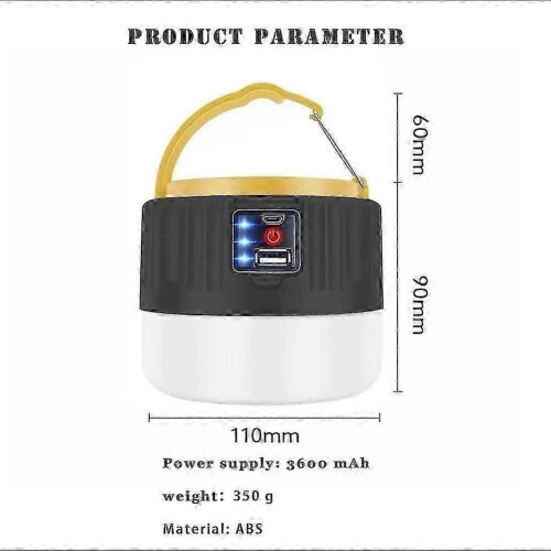 Solar Camping Light Rechargeable Emergency Remote Control Tent Light 1