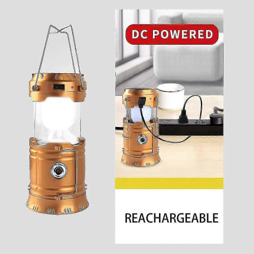 Solar and rechargeable lanterns flashlight collapsible portable lights 2