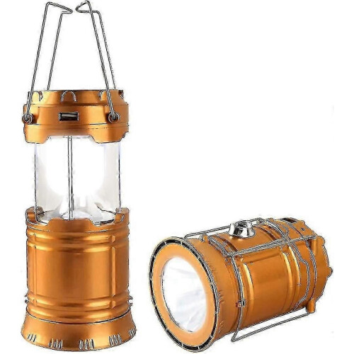 Solar and rechargeable lanterns flashlight collapsible portable lights