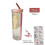 700ml Large Capacity Straw Cup With Independent Tea Compartment Foldin 1
