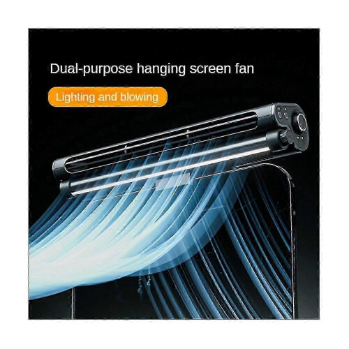 Screen Hanging Fan Vertical Dual-use Fan Mini Infinitely Adjustable ...