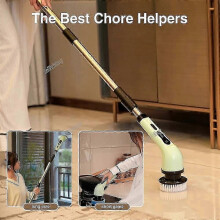 9-in-1 Wireless Electric Cleaning Brush Multifunctional Bathroom Window Kitchen Automotive Household