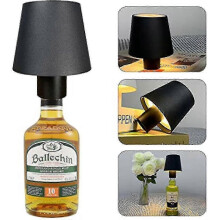 Wine Bottle Light, 5200mah Ip54 Waterproof Rechargeable Led Table Lamp,dimmable Bottle Lamp For Camping