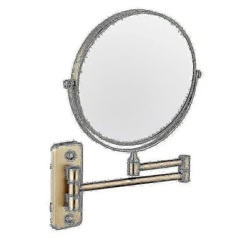 Double Face 7x Wall Mounted Mirror Extendable