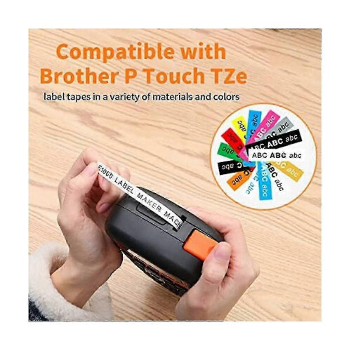 E1000 Label Maker Machine - Laminated Cable/wire Label Maker With Ac Adapter, One-touch Keys, For H 1
