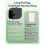 P12 Label Maker Machine with 4 Pack Black on Color Label Tape, Bluetooth Label Printer Support Mult 3