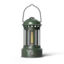 Rechargeable LED Camping Lantern IPX4 Waterproof Lightweight Electric Outdoor Lamp Green