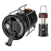 Hand Crank Solar Camping Lantern Portable Ultra Bright LED Torch Electronic Lantern for Outdoor