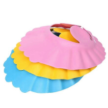 1pc Adjustable Baby Kids Shampoo Bath Bathing Shower Cap Hat Wash Hair Shield