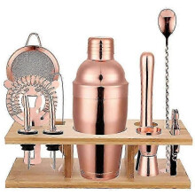 11 Pcs 750ml Cocktail Shaker Y Shiny Stainless Steel British Cocktail Shaker Set Color